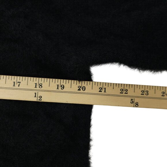 Loft Sweater Fuzzy Womens L Pullover Ribbed Wide Mock Neck Essential Tunic NEW - Picture 16 of 16